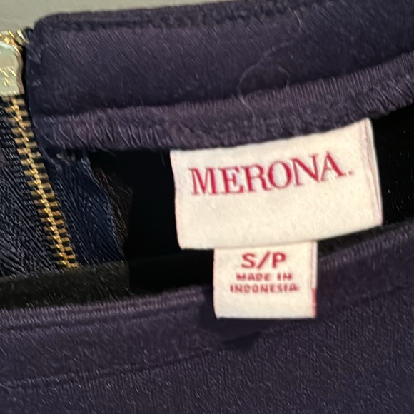 Merona Navy & Royal Blue Color Block Shift Dress - Picture 2 of 4